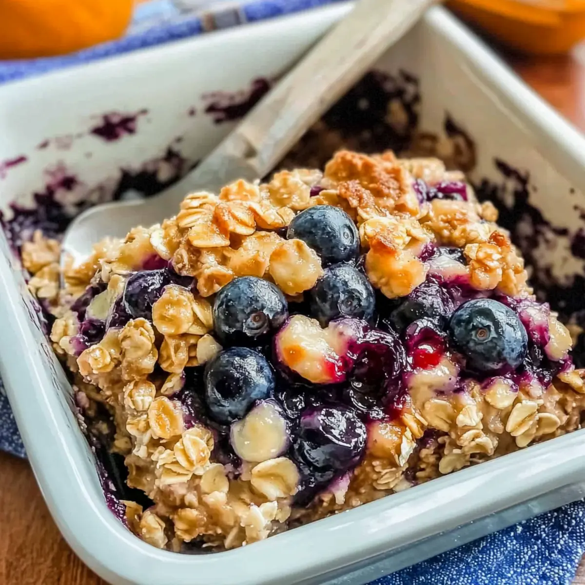 Delicious Blueberry Baked Oatmeal for Cozy Mornings