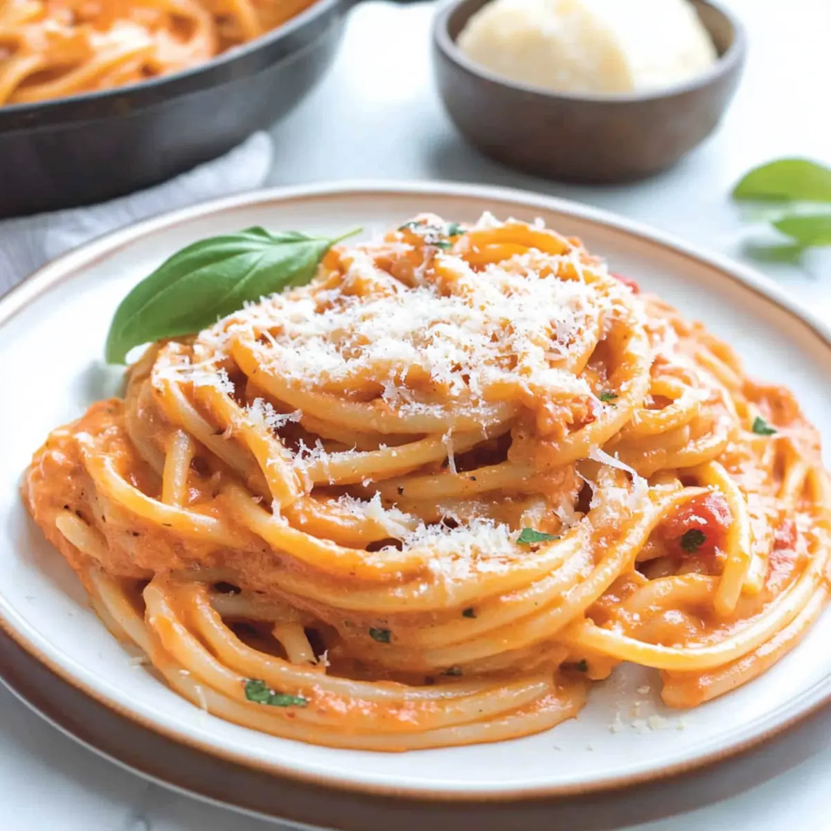 Tomato Pasta Sauce with Cream cheese